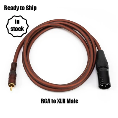 Kabel męski RCA na XLR